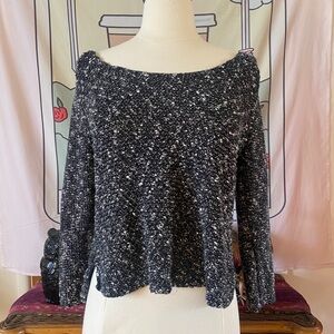 Black and White Women's Sweater